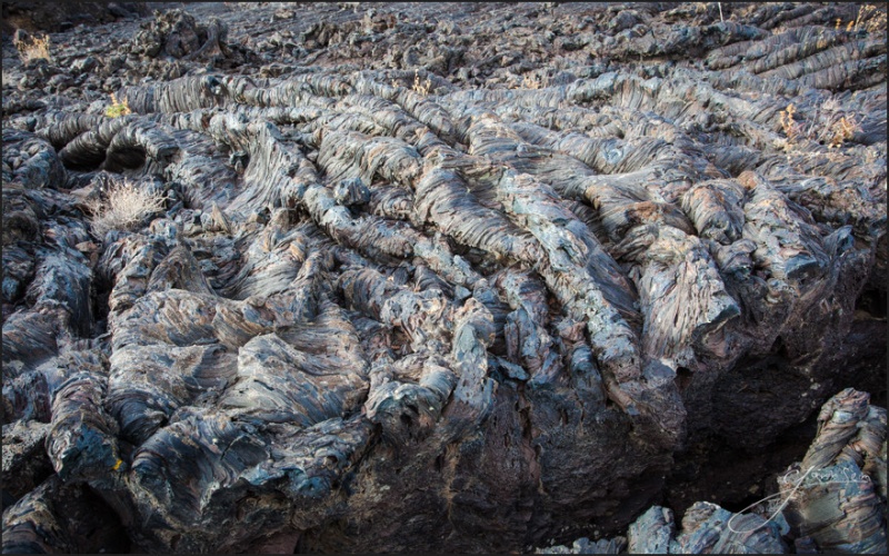 Stunning textural lava flows at Craters of The Moon.