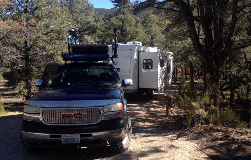 A free camp up in Great Basin National park. A little hidden gem in Nevada that's quite stunning.
