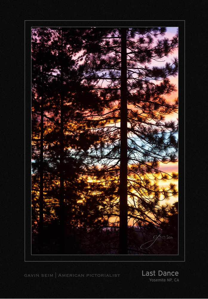 Amazing Sunset Yosemite National park